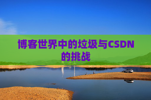博客世界中的垃圾与CSDN的挑战
